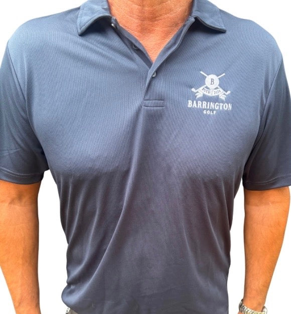 Navy Barrington golf shirt