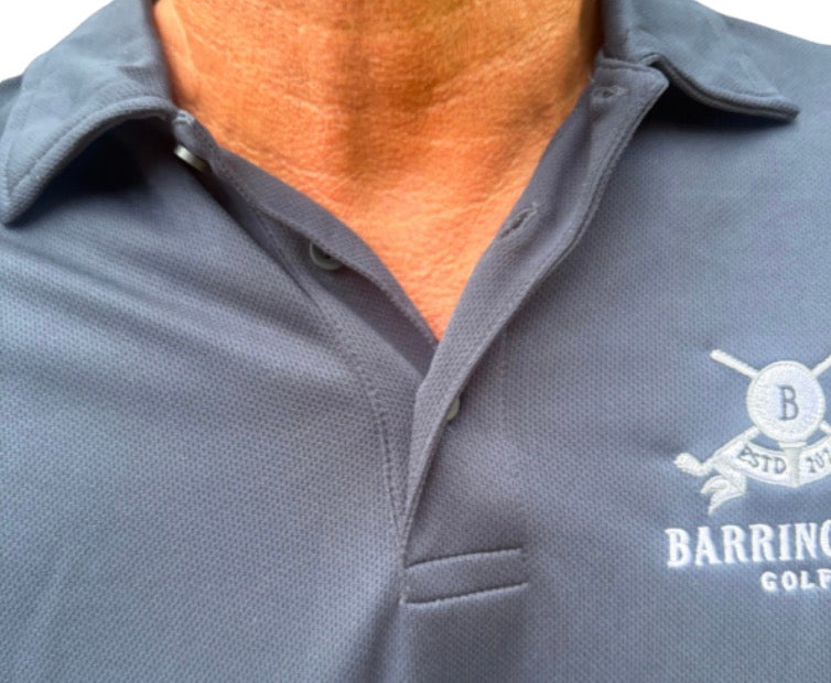 Navy Barrington golf shirt