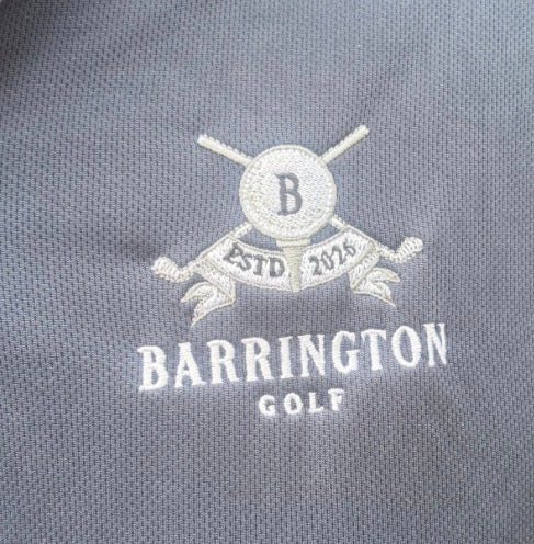 Navy Barrington golf shirt
